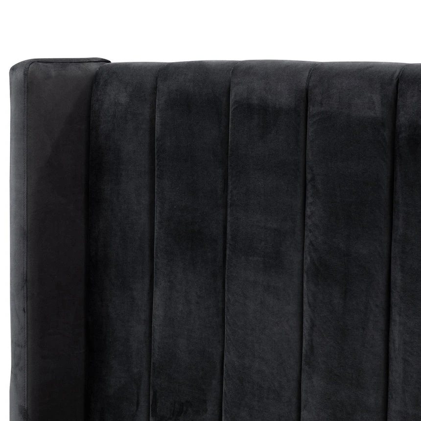 Queen Bed Frame - Black Velvet - Image 7