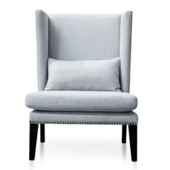 Velvet Lounge Wingback Chair In Light Texture Grey -Calibre Furniture Sales Store 0s5a0230 860x e1d438b0 8f80 4b8e b0f9 cc6dbc1202db