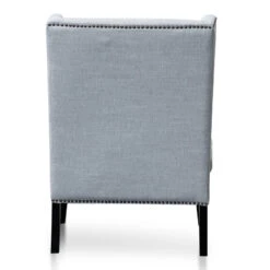 Velvet Lounge Wingback Chair In Light Texture Grey -Calibre Furniture Sales Store 0s5a0233 860x ad0e40d9 2347 4fe8 89cd 0342122f64ba