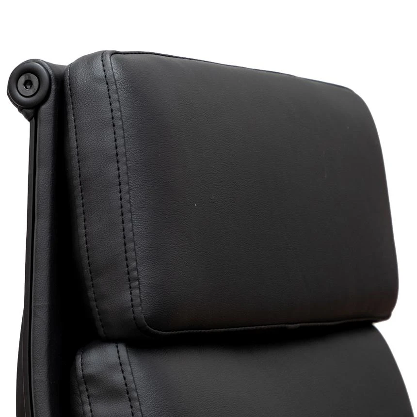 High Back Office Chair - Full Black - Image 11