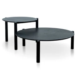 Nest Of Coffee Tables - Black