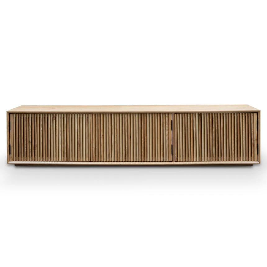 2m Entertainment TV Unit - Natural Ash Veneer 1 2m Entertainment TV Unit - Natural Ash Veneer