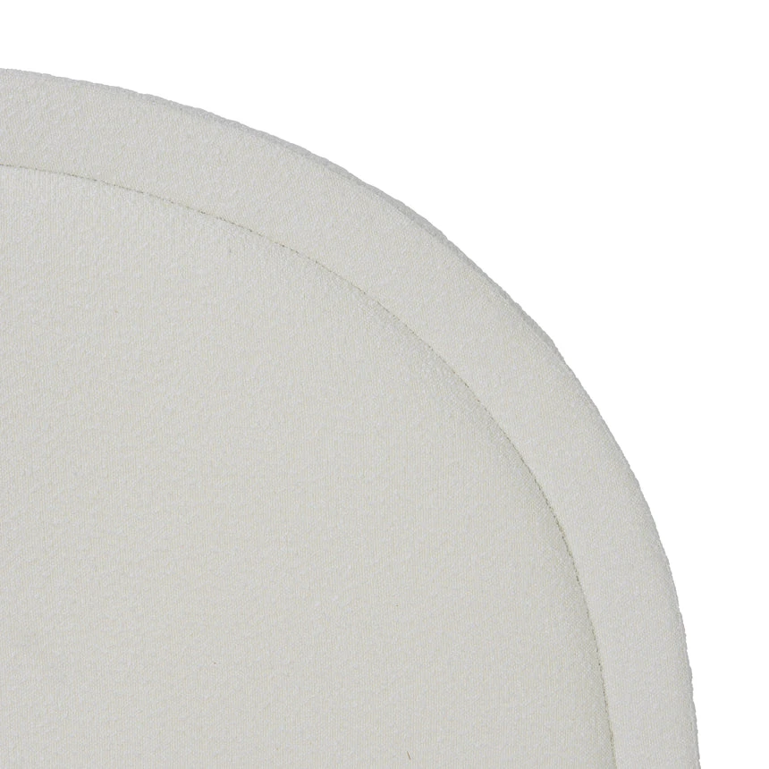 King Sized Bed Frame - Ivory White Boucle With Storage 11 King Sized Bed Frame - Ivory White Boucle With Storage - Image 11