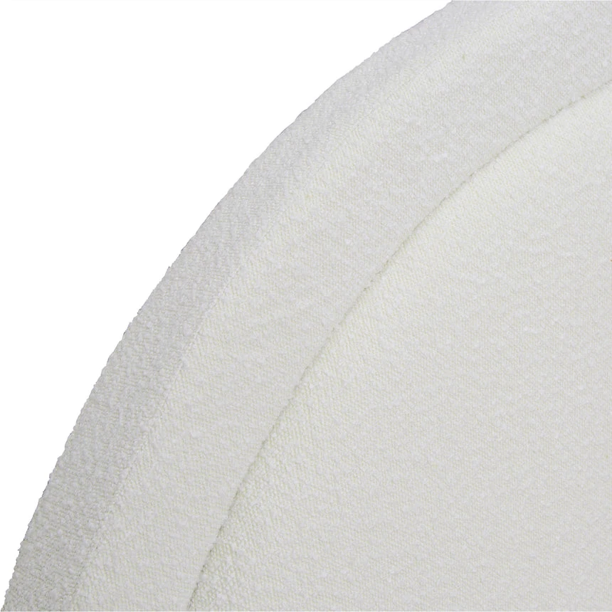 King Sized Bed Frame - Ivory White Boucle With Storage 14 King Sized Bed Frame - Ivory White Boucle With Storage - Image 14