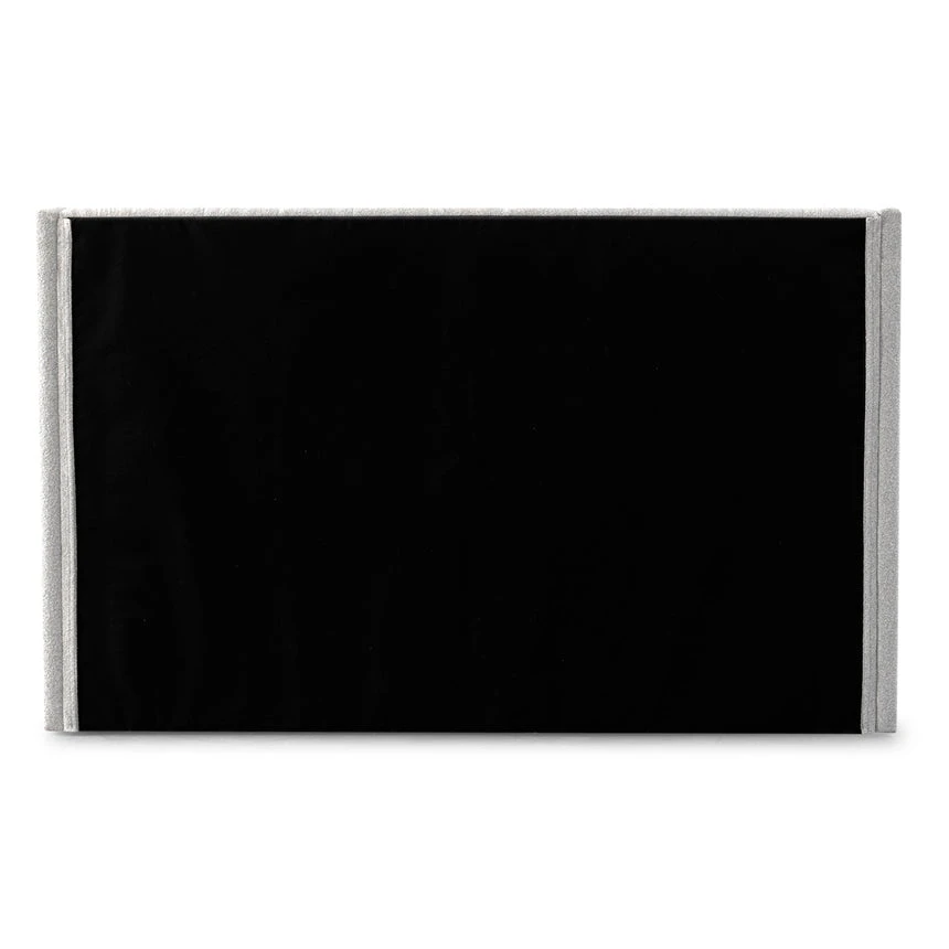 King Bed Frame - Wide Base In Clay Grey - Image 11