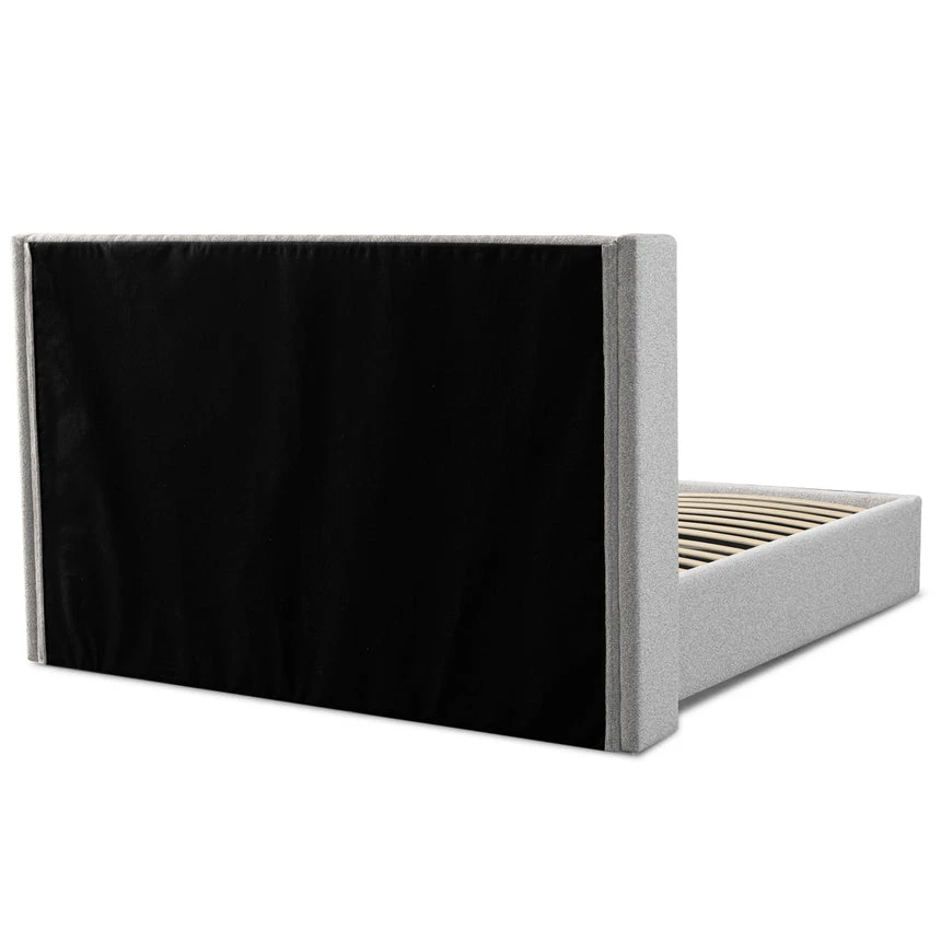 King Bed Frame - Wide Base In Clay Grey - Image 12