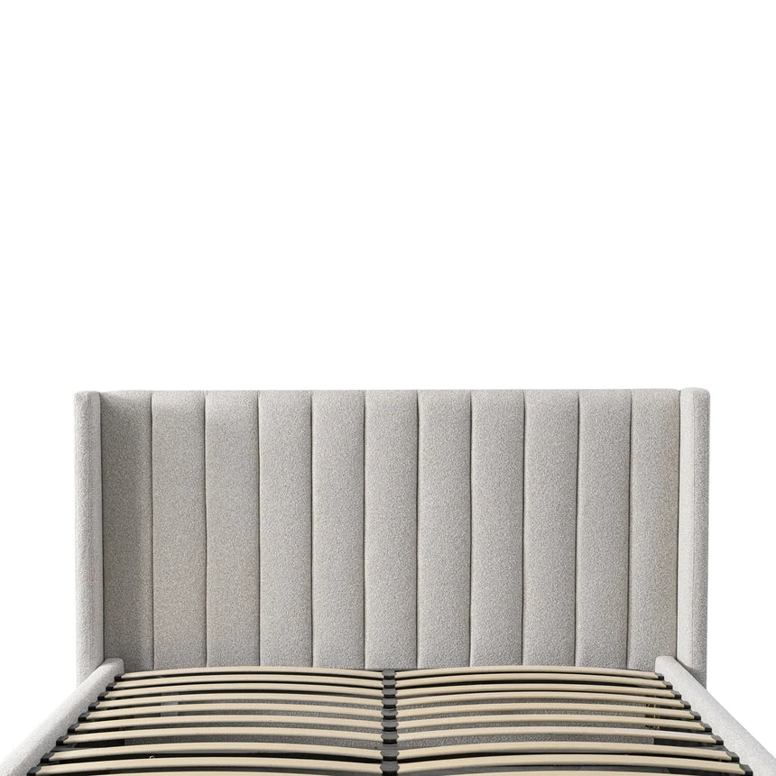 King Bed Frame - Wide Base In Clay Grey - Image 7