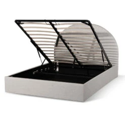 Fabric King Bed - Pearl Grey With Storage -Calibre Furniture Sales Store BD6575 YO 1 860x 74be651f 15c5 415e 809c 5a64caef6ddb