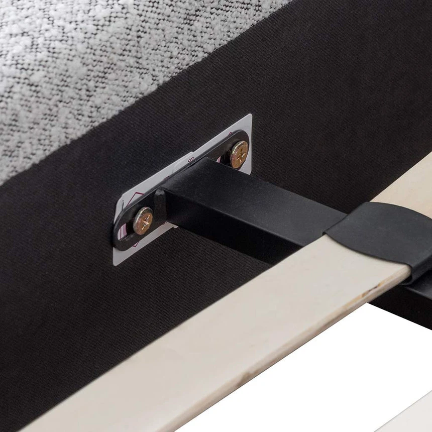 King Sized Bed Frame - Pepper Boucle - Image 7