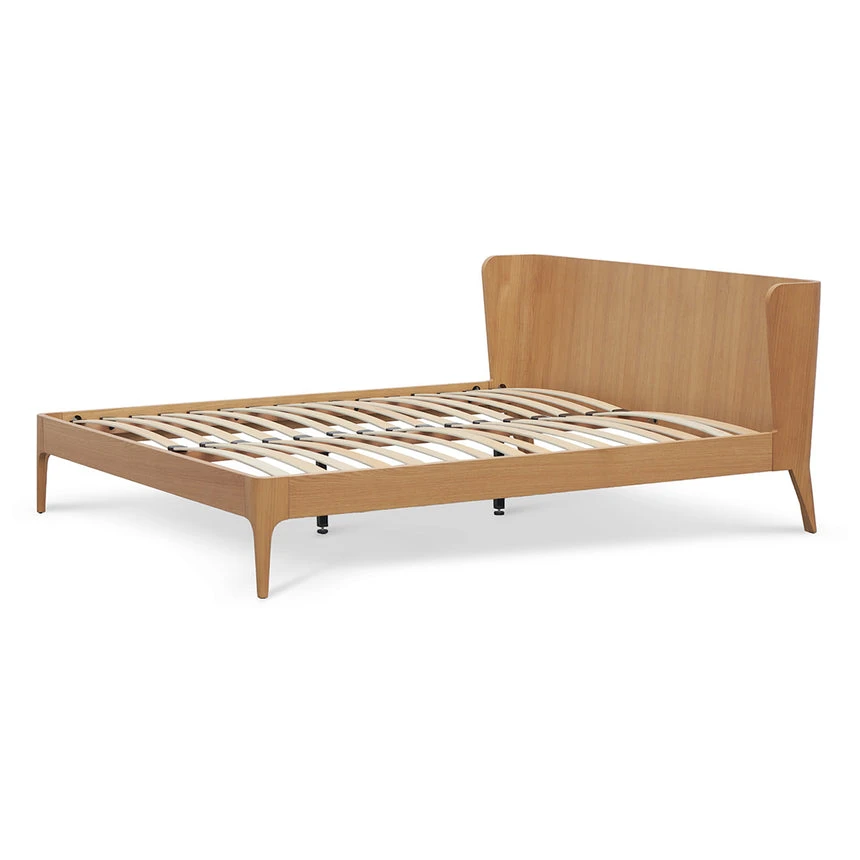 Queen Bed Frame - Natural Oak - Image 3