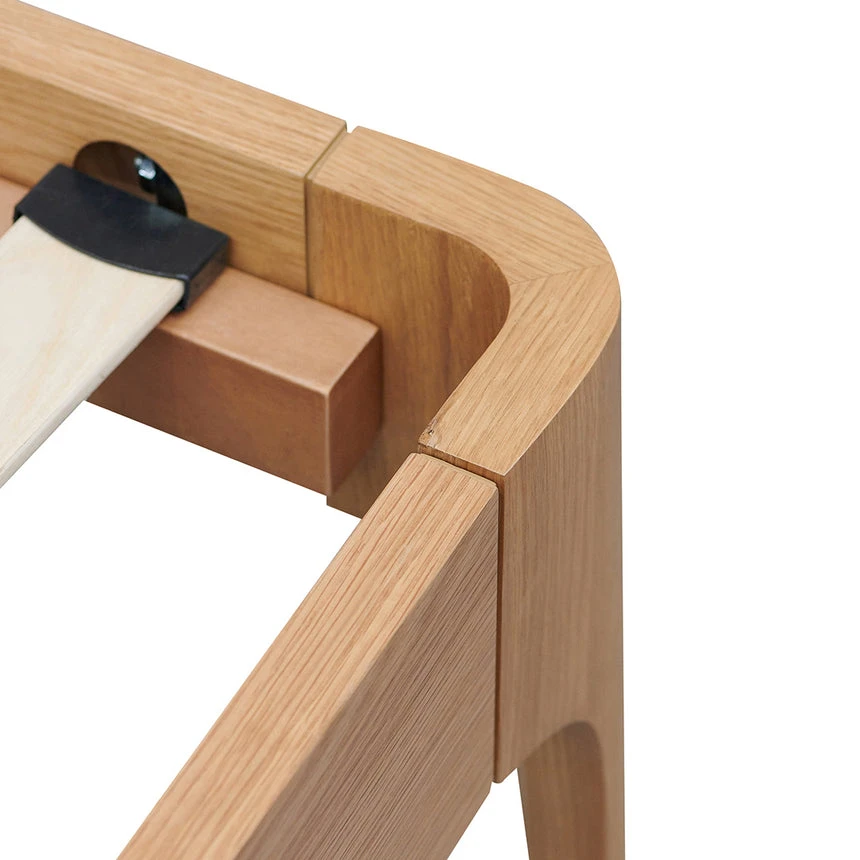 Queen Bed Frame - Natural Oak - Image 12