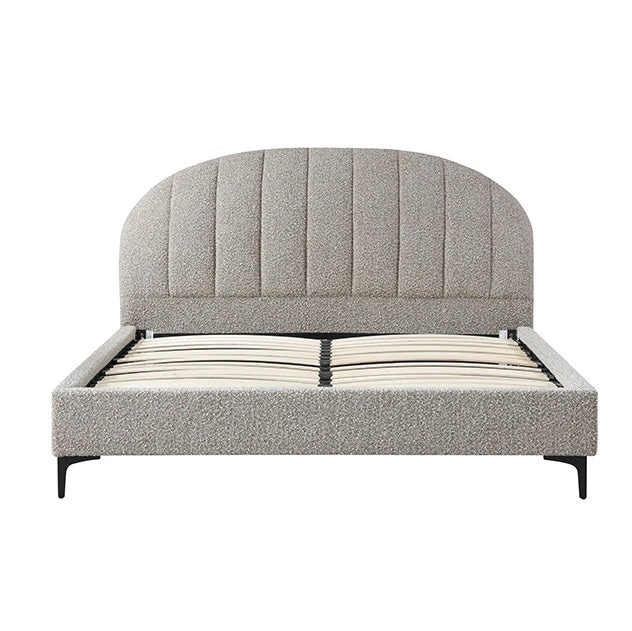 Fabric Queen Bed Frame - Sand Boucle - Image 5