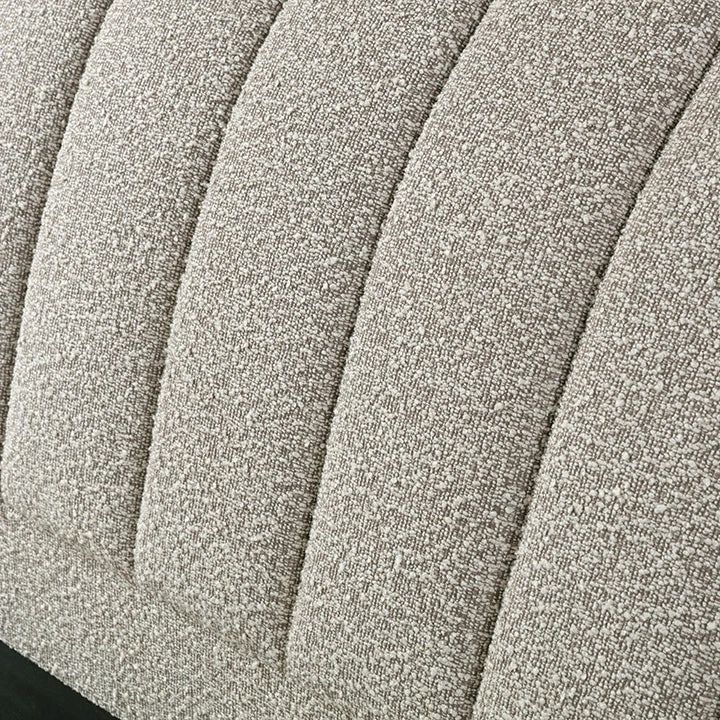 Fabric Queen Bed Frame - Sand Boucle - Image 8