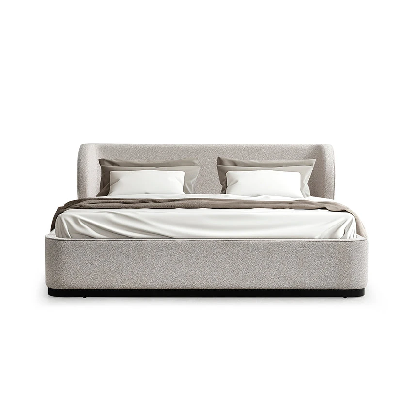 King Bed Frame - Clay Grey - Image 3