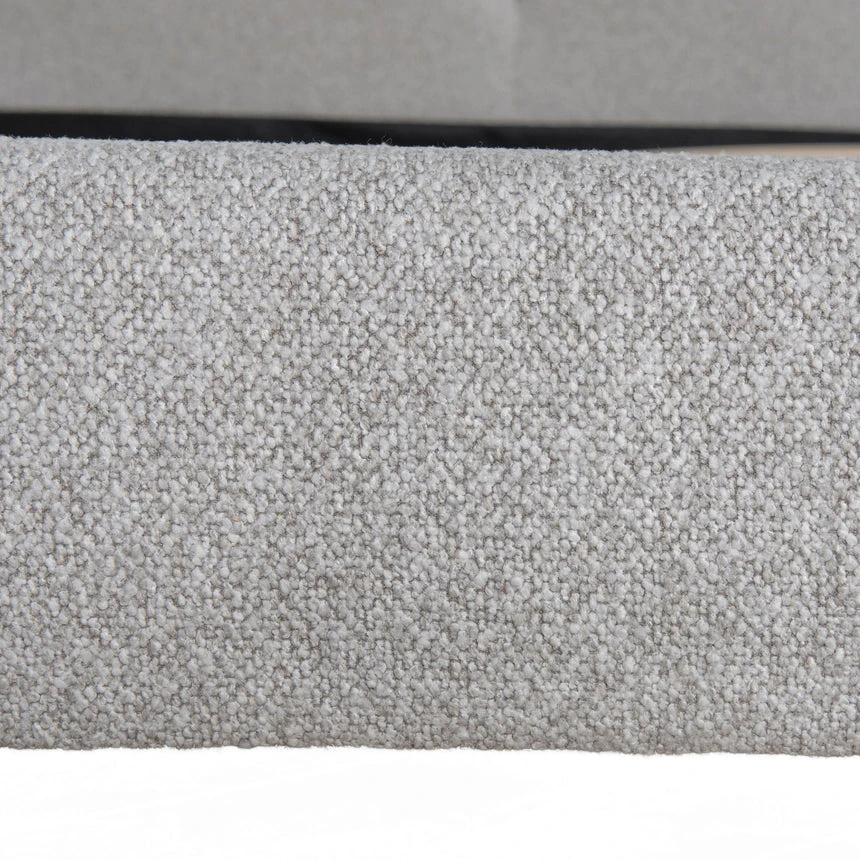 Fabric King Bed Frame - Clay Grey 12 Fabric King Bed Frame - Clay Grey - Image 12