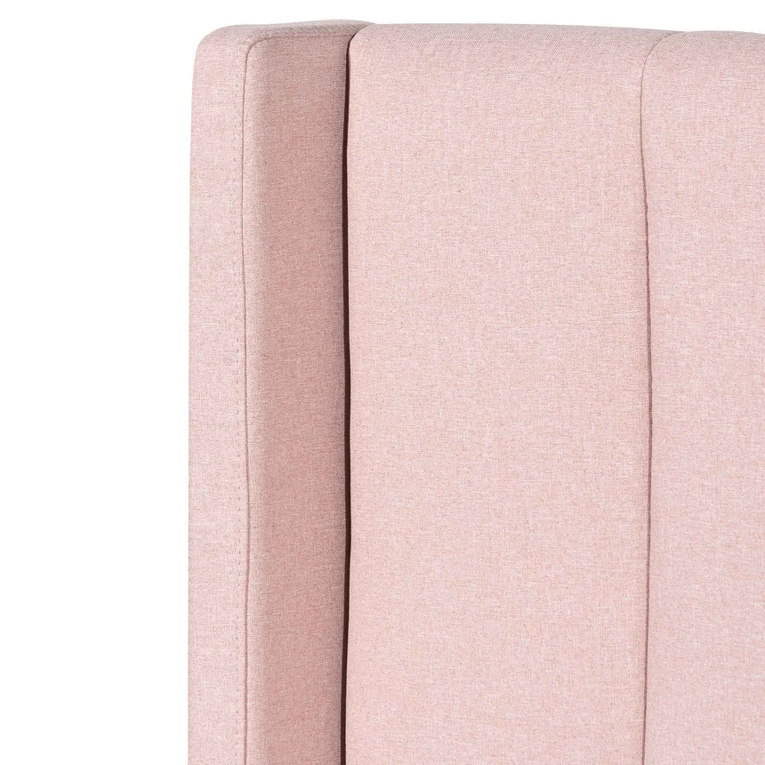 Fabric King Bed - Blush Pink With Storage 4 Fabric King Bed - Blush Pink With Storage - Image 4