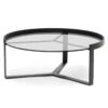 90cm Glass Coffee Table - Large