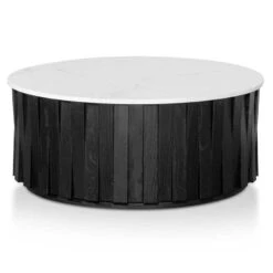 Porcelain Round Marble Coffee Table - Black -Calibre Furniture Sales Store CF6478 NI Tulisa Round Marble Coffee Table Bla 860x c6956f6b 900d 44d9 be53 41ef513d5851