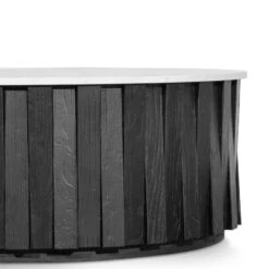 Porcelain Round Marble Coffee Table - Black -Calibre Furniture Sales Store CF6478 NI Tulisa Round Marble Coffee Table 5 860x 64a9b47f 9349 486f b29b e75ac77537c5