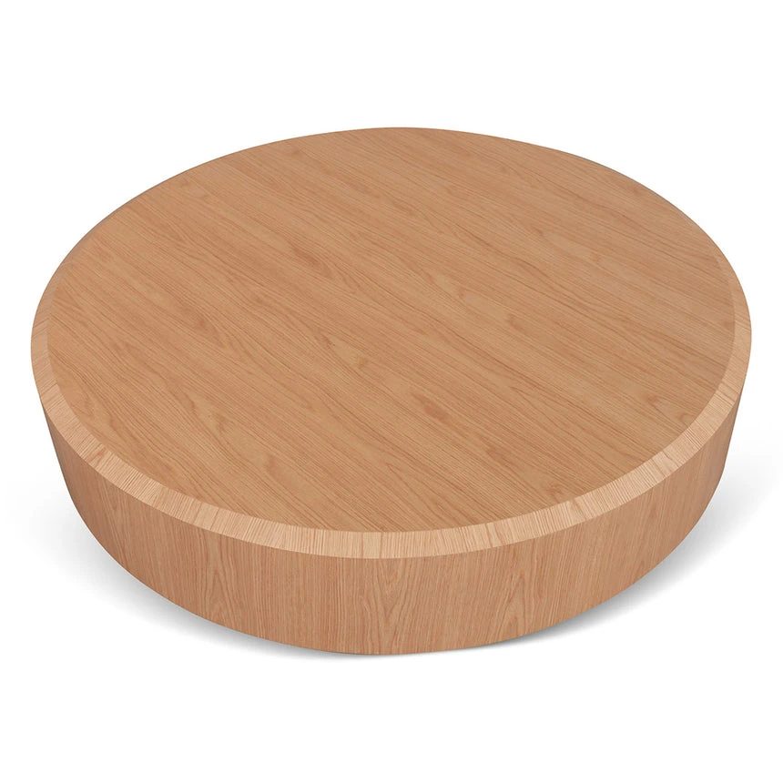 1.5m Round Plinth - Natural Oak - Image 2