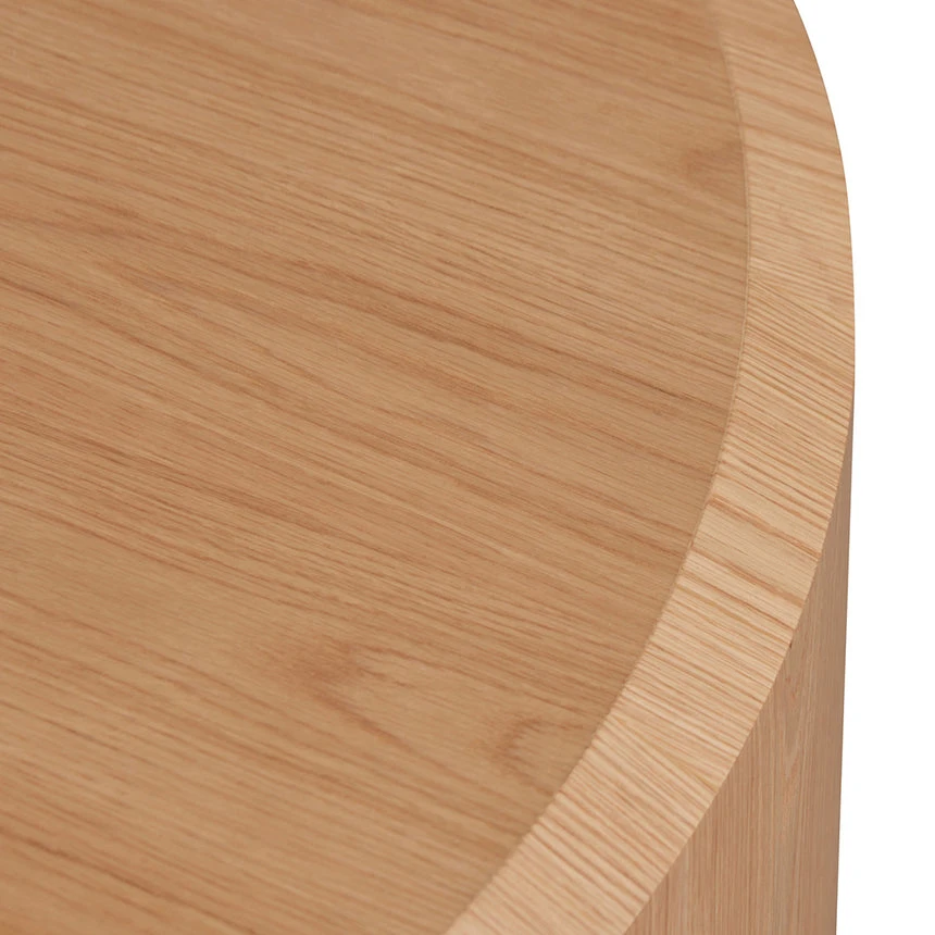 1.5m Round Plinth - Natural Oak - Image 5