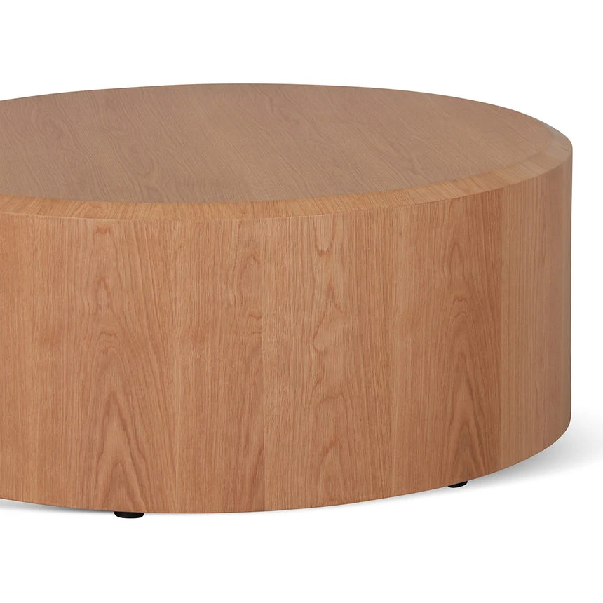 1.2m Round High Plinth - Natural Oak - Image 4