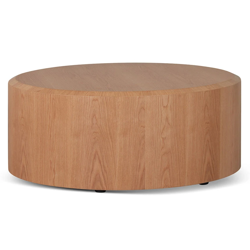 1.2m Round High Plinth - Natural Oak