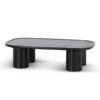1.4m Coffee Table - Full Black