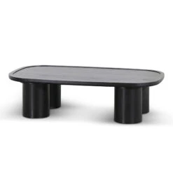 1.4m Coffee Table - Full Black
