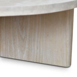 Travertine Marble 100cm Round Coffee Table - White Wash -Calibre Furniture Sales Store CF8666 NITravertineMarble100cmRoundCoffeeTable Natural 9 860x 836bb7db ece6 4651 ac8f c0359e1c0997