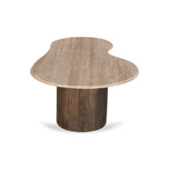 1.2m Travertine Top Coffee Table - Walnut -Calibre Furniture Sales Store CF8715 RB1.2mTavertineTopCoffeeTable Walnut 15 860x a4d8eaa8 6a84 4eab 883b 7598fa11b382
