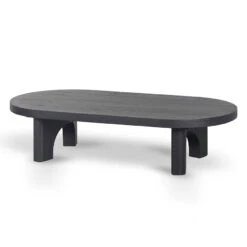 140cm Coffee Table - Full Black
