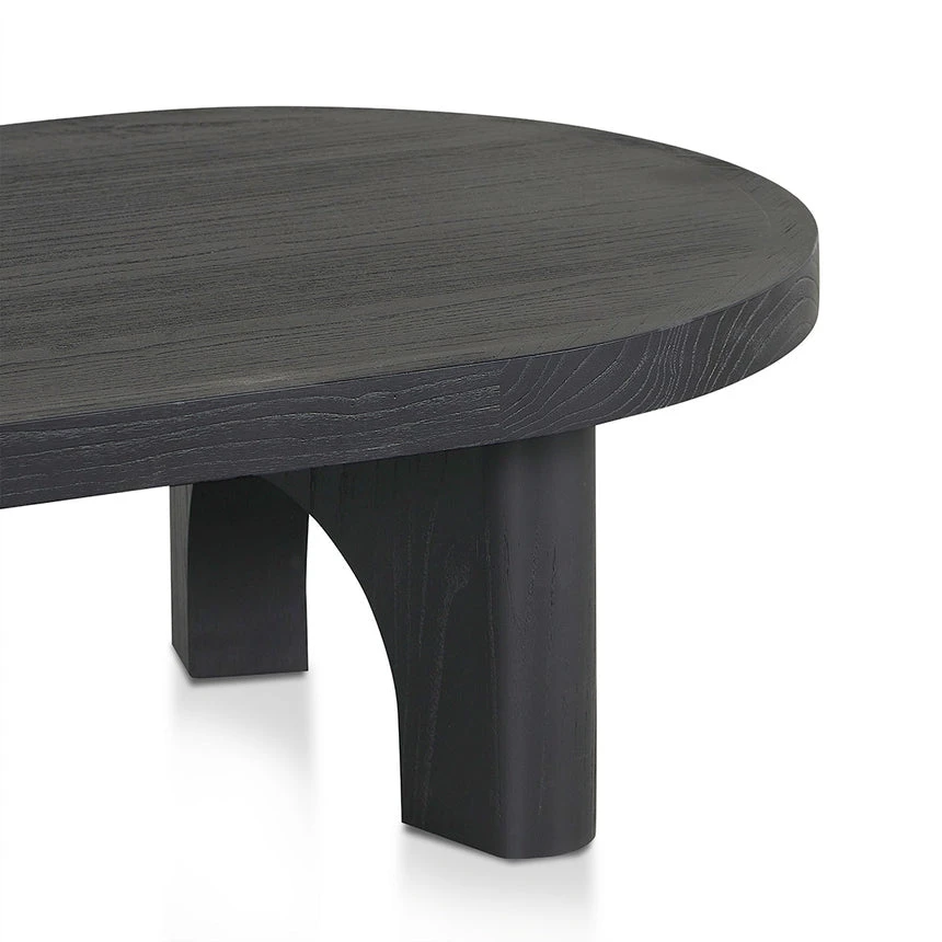 140cm Coffee Table - Full Black - Image 6