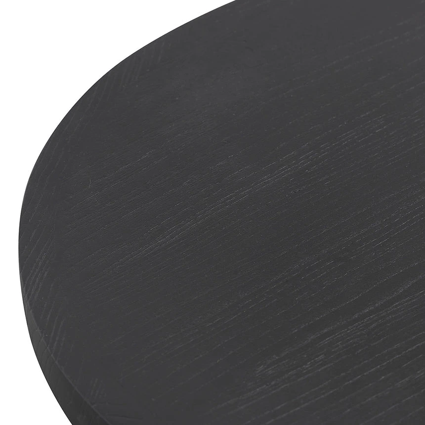 140cm Coffee Table - Full Black - Image 7