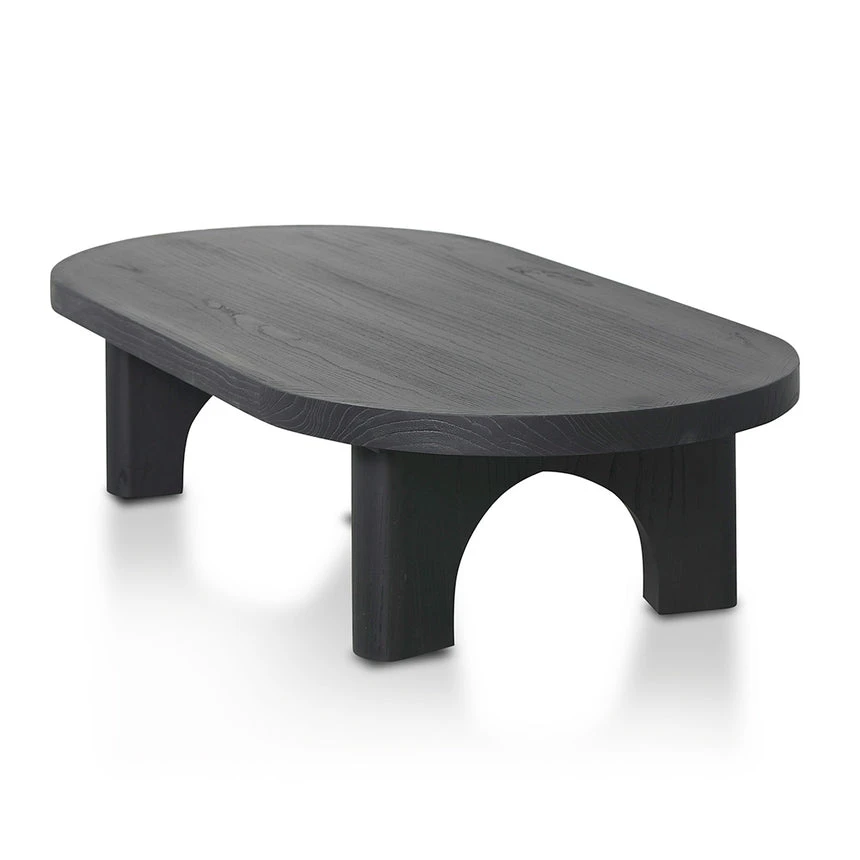 140cm Coffee Table - Full Black - Image 9