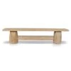2.06m Elm Bench - Natural