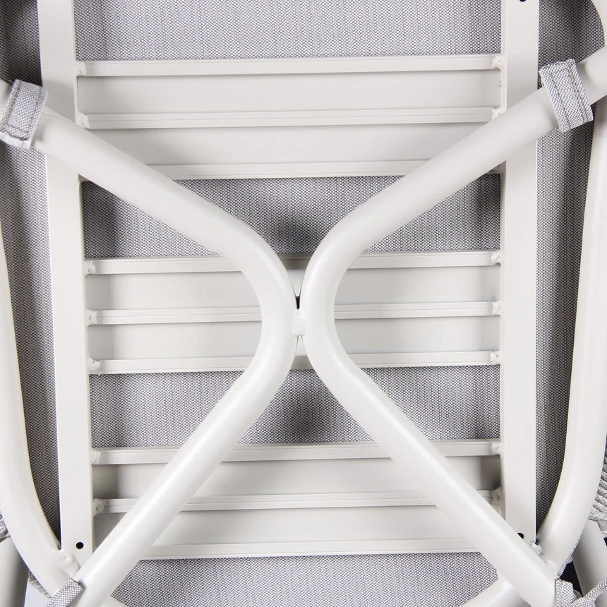 Sand White Outdoor Dining Chair - Light Grey (Set Of 2) 8 Sand White Outdoor Dining Chair - Light Grey (Set Of 2) - Image 8