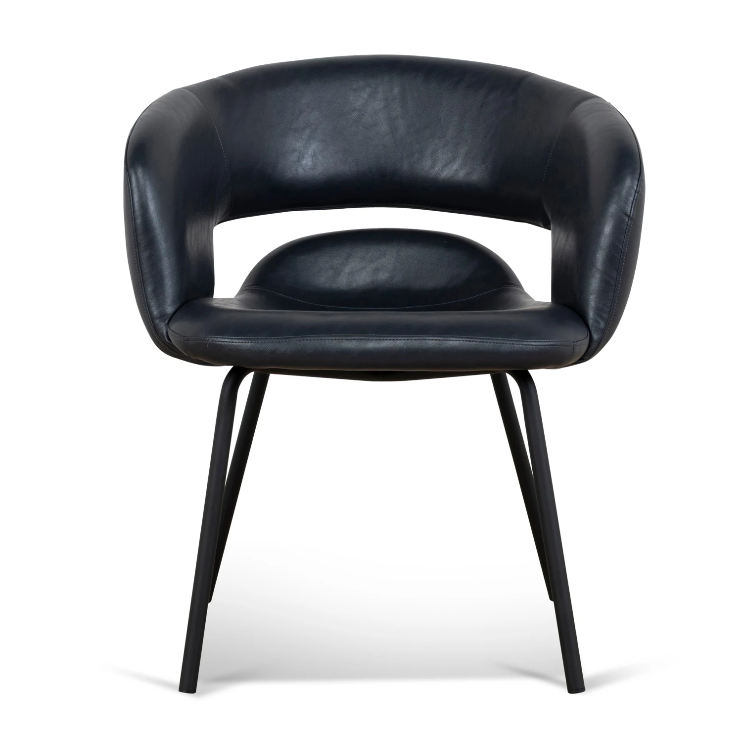 Set Of 2 - Dining Chair - Full Black