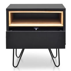 Bedside Table - Black -Calibre Furniture Sales Store DSC 8427 860x c79eb620 148e 47d2 9a3b 0d13bd1c4779