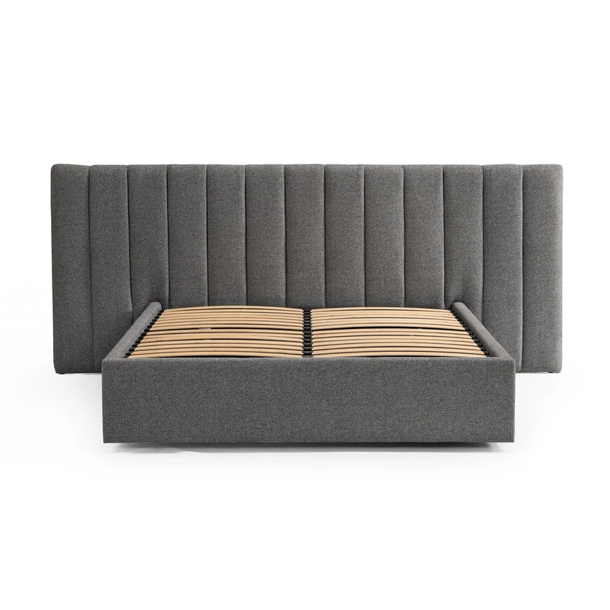 Wide Base Queen Bed Frame - Spec Charcoal - Image 4