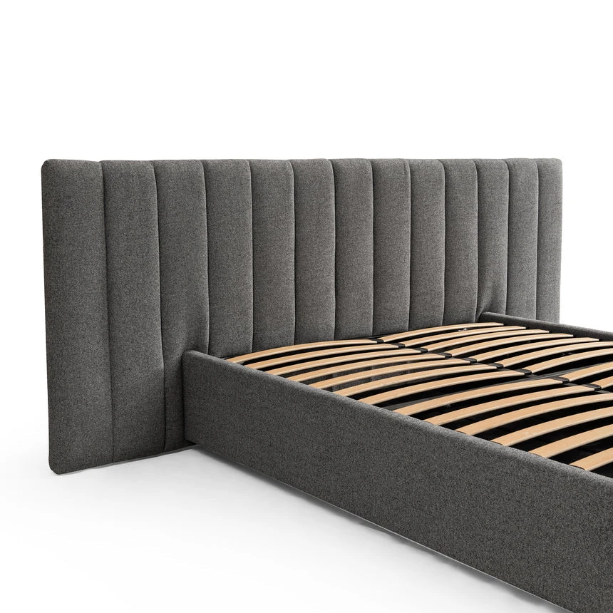 Wide Base Queen Bed Frame - Spec Charcoal - Image 5