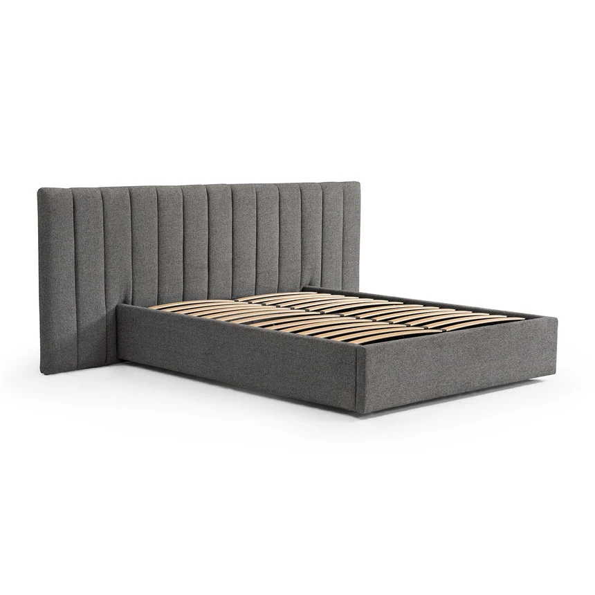 Wide Base Queen Bed Frame - Spec Charcoal - Image 2