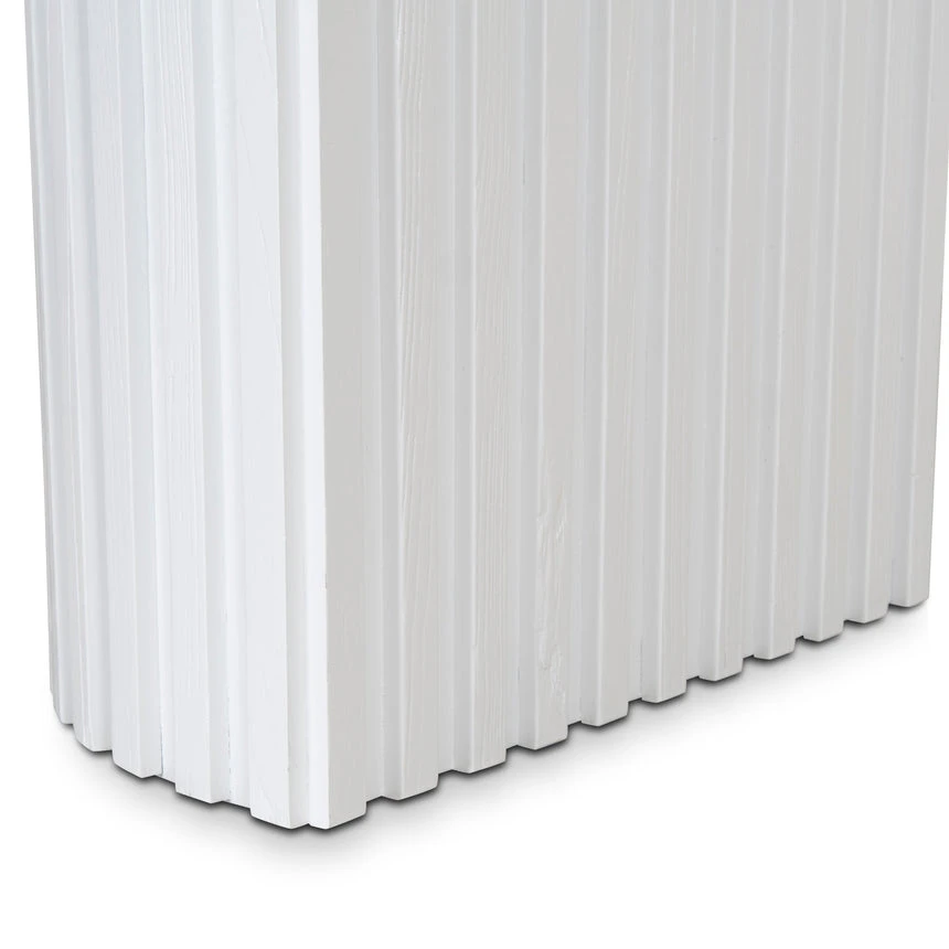 1.5m Marble Console Table - White - Image 11