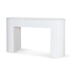 1.5m Marble Console Table - White