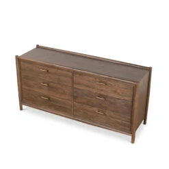 6 Drawer Wooden Chest - Walnut -Calibre Furniture Sales Store DT10038 NI6DrawerChest Walnut 5 860x 4b05c408 7d52 43e9 af64 e3062d38162f