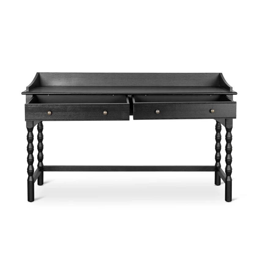 1.45m Console Table - Black - Image 3