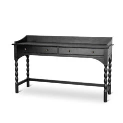 1.45m Console Table - Black