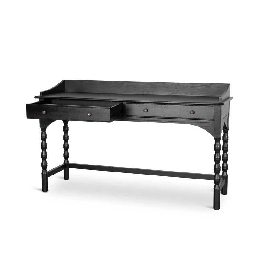 1.45m Console Table - Black - Image 7
