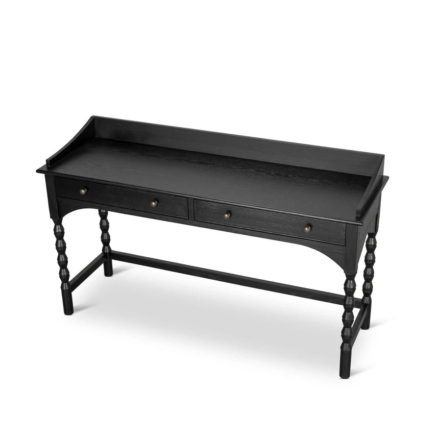 1.45m Console Table - Black - Image 5