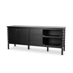 1.9m Sideboard - Black